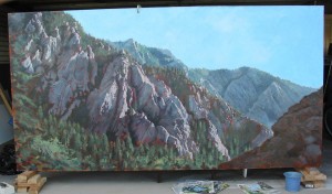Matte painting by Utah artist Sean Sullivan.